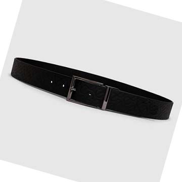 Women's Ecco Italian Reverse Belts Black | SG 407CTV